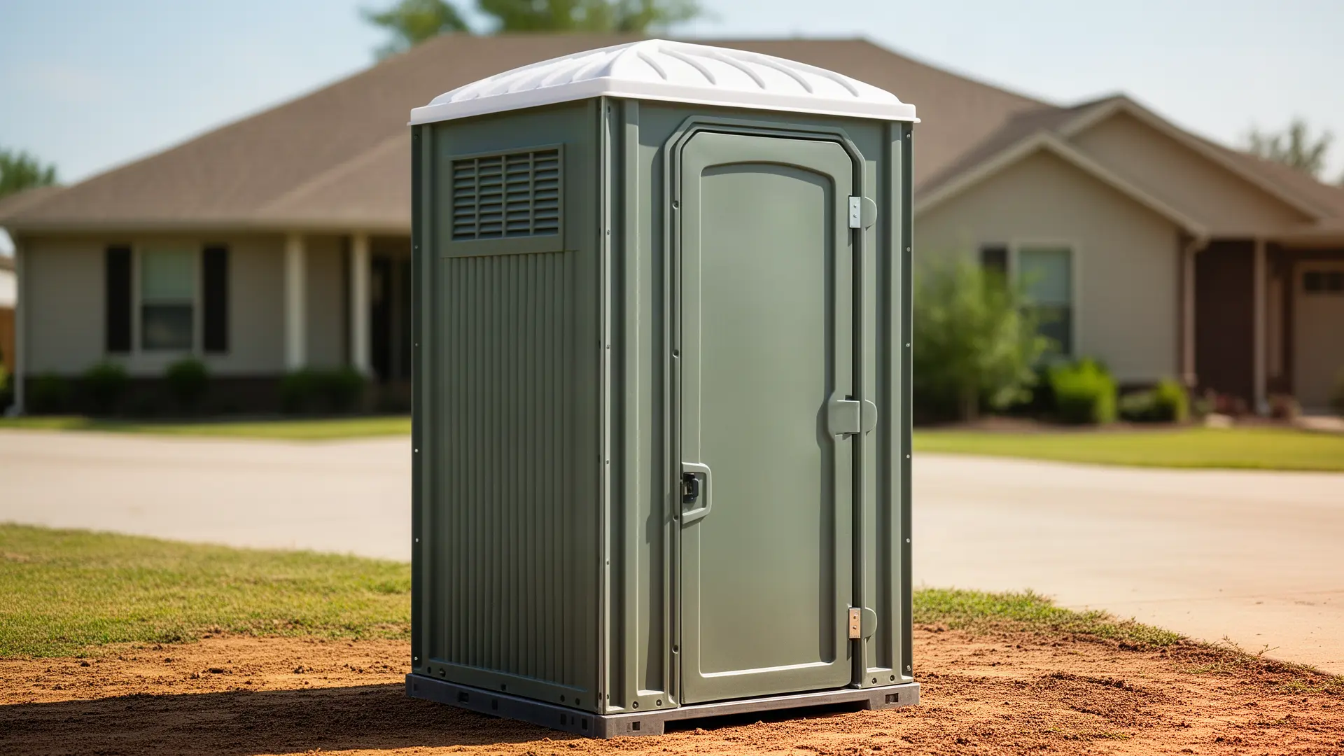 Clean porta potty unit from McElroy & Sons Porta Potties in Haddon Heights, NJ